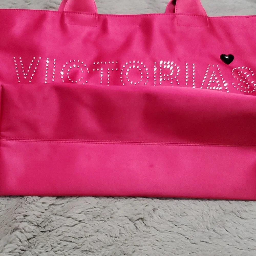 Bundle Victoria Secret Tote Bag + Cosmetic Bag